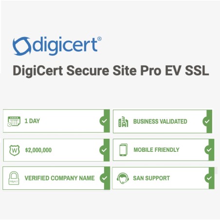 DigiCert Secure Site Pro EV-Single Domain SSL