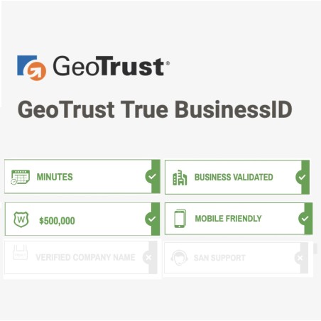 GeoTrust TrueBusiness ID Standard Single Domain